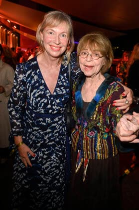 Therese Hämer und Cornelia Froboess bei der Verleihung des Deutschen Schauspielpreises 2021 im Restaurant Spindler & Klatt. Berlin, 03.09.2021