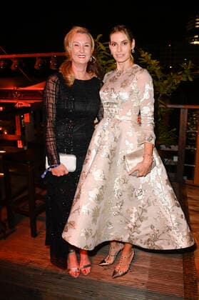 Rebecca Kunikowski und Begleitung bei der Verleihung des Deutschen Schauspielpreises 2021 im Restaurant Spindler & Klatt. Berlin, 03.09.2021