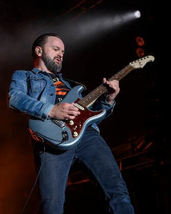 Tilbage Til Live Det danske band Dizzy Mizz Lizzy paa scenen paa Refshaleoeen loerdag den 4. september 2021. Under overskriften Tilbage Til Live er ni af landets stoerste festivaler sammen om at skabe oplevelser med livemusikken og faellesskabet i centrum med en udendoers koncertdag paa Refshaleoeen i Koebenhavn.. , Copenhagen Copyright: TorbenxChristensen TorbenxChristensenx cop108 spdk20210904-221807-L