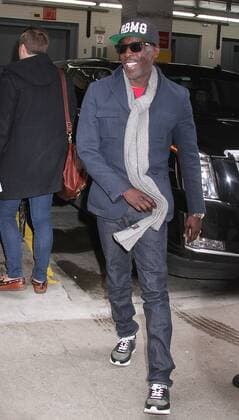 **fFILE PHOTO** Michael K. Williams Found Dead In His Brooklyn apartment. NEW YORK, NY - FEBRUARY 25: Michael K. Williams spotted arriving at AOL Build to promote the Sundance television series, Hap and Leonard in New York, New York on February 25, 2016. Photo Copyright: xRainmakerxPhotox