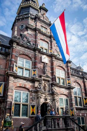 07-09-2021 Bolsward King Willem-Alexander attend the opening of the Culture Historic Center De Tiid in Bolsward. Â  Copyright: xPPEx