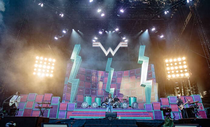 September 6, 2021, Seattle, Washington, USA: Seattle, WA - SEPTEMBER 06, 2021 : Rock band Weezer performs to a sold out crowd during the Hella Mega Tour at T-Mobile Park on September 06, 202 1 in Seattle, Washington. Photo Xander Deccio imageSPACE Seattle USA - ZUMAs181 20210906_zea_s181_207 Copyright: xImagespacex