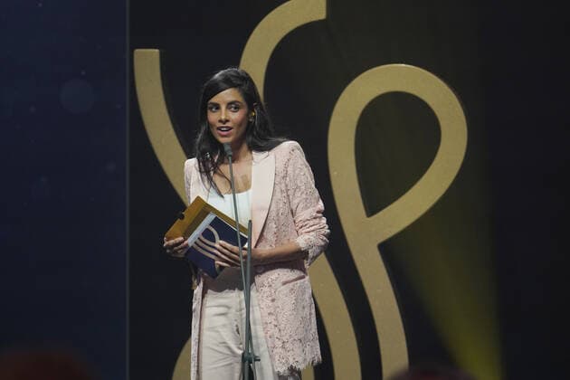 Verleihung DEUTSCHER SCHAUSPIELPREIS 2021 Collien Ulmen-Fernandes bei der Verleihung DEUTSCHER SCHAUSPIELPREIS 2021 im Spindler und Klatt in Berlin Copyright: xEventpressx