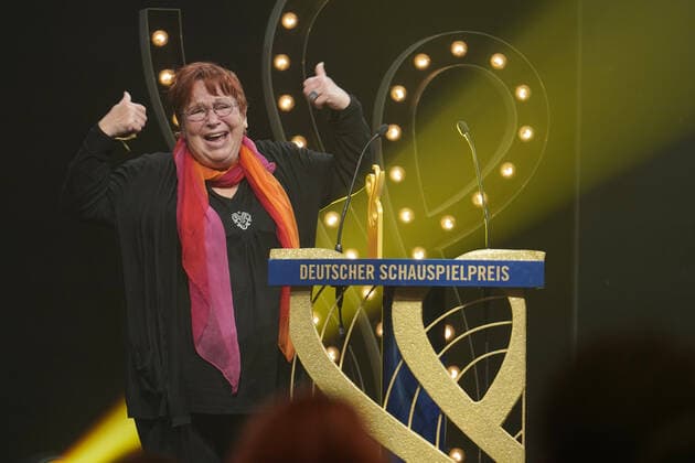 Verleihung DEUTSCHER SCHAUSPIELPREIS 2021 Walfriede Schmitt bei der Verleihung DEUTSCHER SCHAUSPIELPREIS 2021 im Spindler und Klatt in Berlin Copyright: xEventpressx