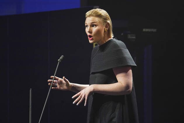 Verleihung DEUTSCHER SCHAUSPIELPREIS 2021 Rosalie Thomass bei der Verleihung DEUTSCHER SCHAUSPIELPREIS 2021 im Spindler und Klatt in Berlin Copyright: xEventpressx