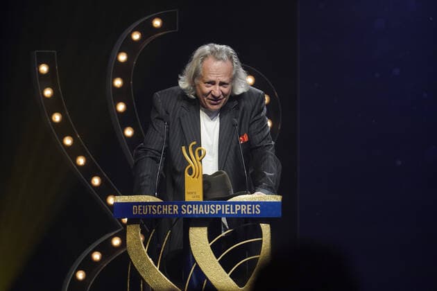 Verleihung DEUTSCHER SCHAUSPIELPREIS 2021 Klaus Pohl bei der Verleihung DEUTSCHER SCHAUSPIELPREIS 2021 im Spindler und Klatt in Berlin Copyright: xEventpressx