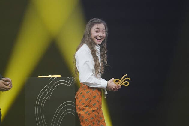Verleihung DEUTSCHER SCHAUSPIELPREIS 2021 Hannah Schiller bei der Verleihung DEUTSCHER SCHAUSPIELPREIS 2021 im Spindler und Klatt in Berlin Copyright: xEventpressx