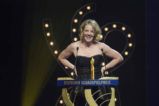 Verleihung DEUTSCHER SCHAUSPIELPREIS 2021 Katrin Wichmann bei der Verleihung DEUTSCHER SCHAUSPIELPREIS 2021 im Spindler und Klatt in Berlin Copyright: xEventpressx
