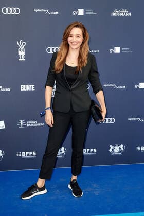 Verleihung DEUTSCHER SCHAUSPIELPREIS 2021 Katrin Bauerfeind auf dem roten Teppich bei der Verleihung des Deutschen Schauspielpreis im Spindler & Klatt in Berlin. Copyright: xEventpressxGolejewskix
