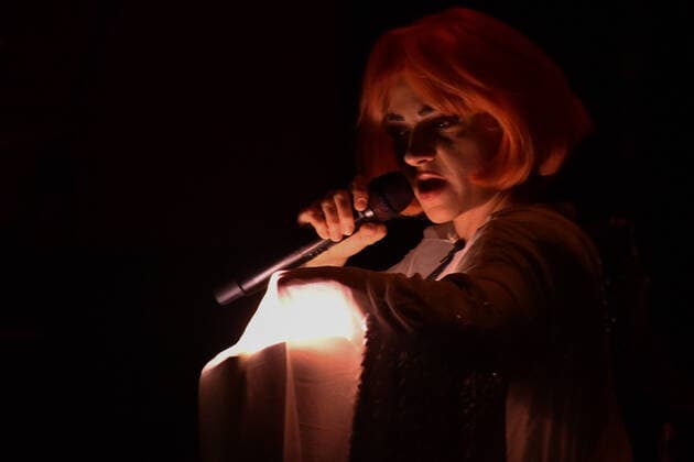 Veronica Lucchesi de La Rappresentante di Lista durante il Concerto alla Cavea dell Auditorium Parco della Musica, Roma, 7 Settembre 2021