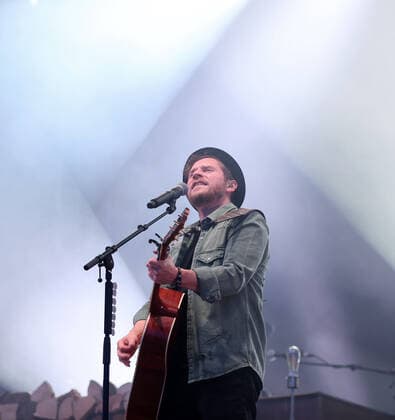 Johannes Oerding und Band Live Konzert im rahmen von Stars am Strand Timmendorfer Strand