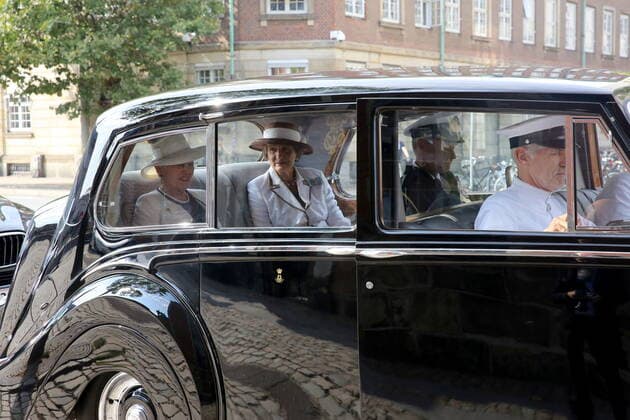 10-09-2021 Denmark Queen Margrethe attend a church concert on the occasion of Holmen s provost and provost of war, Ejgil Bank Olesen™s farewell in Denmark. Â  Copyright: xPPEx
