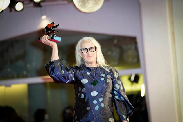 Filmfestspiele in Venedig, Silberner Löwe beste Regie - Jane Campion für The Power of the Dog Foto IPP Daniele Cifala™ Venezia 10 09 2021 The 78th Venice Film Festival - Award Winners Photocall - The 78th Venice International Film Festival - nella foto: Director Jane Campion Italy Photo Press - World Copyright