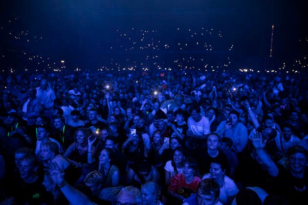 Det danske band The Minds of 99 giver koncert i Parken loerdag den 11. september 2021.. , Copyright: OlafurxSteinarxRyexGestsson OlafurxSteinarxGestssonx cop200 spdk20210912-022959-L