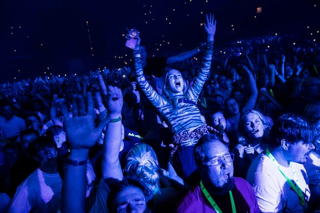 Det danske band The Minds of 99 giver koncert i Parken loerdag den 11. september 2021.. , Copyright: OlafurxSteinarxRyexGestsson OlafurxSteinarxGestssonx cop200 spdk20210912-023558-L