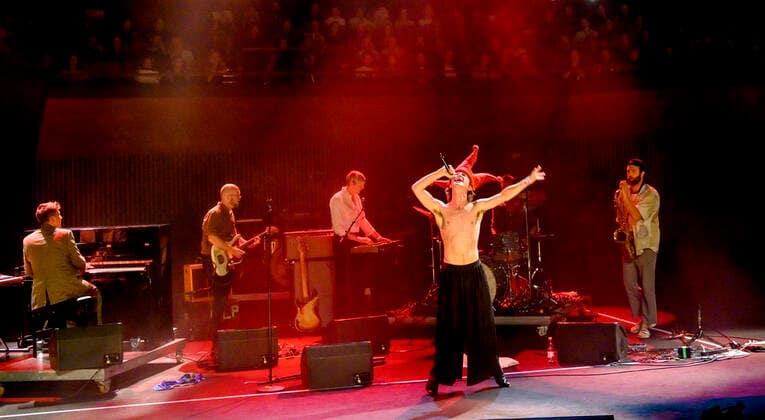 Bisse paa scenen under P6 BEAT Rocker Koncerthuset loerdag den 11. september 2021. For ottende gang afholder P6 radiokanalen P6 BEAT Rocker Koncerthuset, hvor det ypperligste den danske musikscene kan praestere spiller live i DR Koncerthuset. Showet er ogsaa en markering af P6 BEATs 10 aars foedselsdag.. , Copenhagen