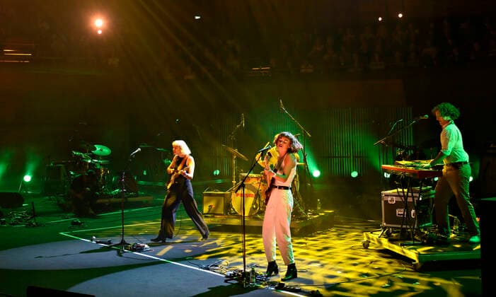 Gruppen Prisma paa scenen under P6 BEAT Rocker Koncerthuset loerdag den 11. september 2021. For ottende gang afholder P6 radiokanalen P6 BEAT Rocker Koncerthuset, hvor det ypperligste den danske musikscene kan praestere spiller live i DR Koncerthuset. Showet er ogsaa en markering af P6 BEATs 10 aars foedselsdag.. , Copenhagen