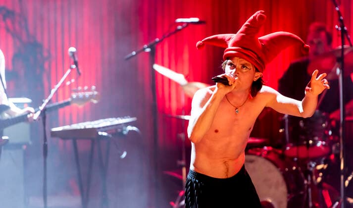 Bisse paa scenen under P6 BEAT Rocker Koncerthuset loerdag den 11. september 2021. For ottende gang afholder P6 radiokanalen P6 BEAT Rocker Koncerthuset, hvor det ypperligste den danske musikscene kan praestere spiller live i DR Koncerthuset. Showet er ogsaa en markering af P6 BEATs 10 aars foedselsdag.. , Copenhagen