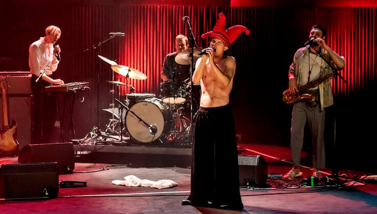 Bisse paa scenen under P6 BEAT Rocker Koncerthuset loerdag den 11. september 2021. For ottende gang afholder P6 radiokanalen P6 BEAT Rocker Koncerthuset, hvor det ypperligste den danske musikscene kan praestere spiller live i DR Koncerthuset. Showet er ogsaa en markering af P6 BEATs 10 aars foedselsdag.. , Copenhagen