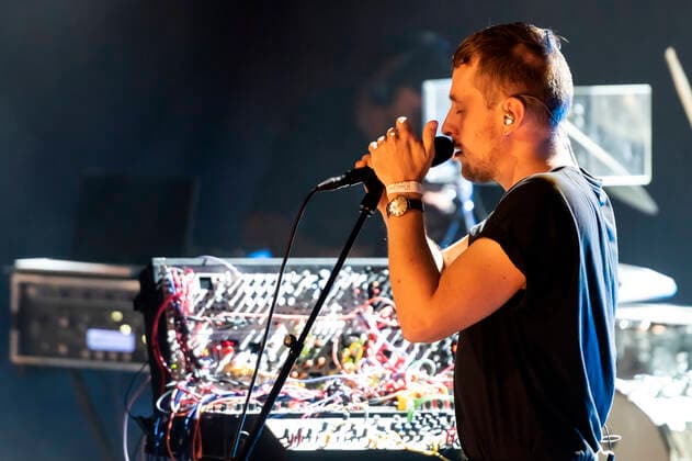 Blaue Blume paa scenen under P6 BEAT Rocker Koncerthuset loerdag den 11. september 2021. For ottende gang afholder P6 radiokanalen P6 BEAT Rocker Koncerthuset, hvor det ypperligste den danske musikscene kan praestere spiller live i DR Koncerthuset. Showet er ogsaa en markering af P6 BEATs 10 aars foedselsdag.. , Copenhagen