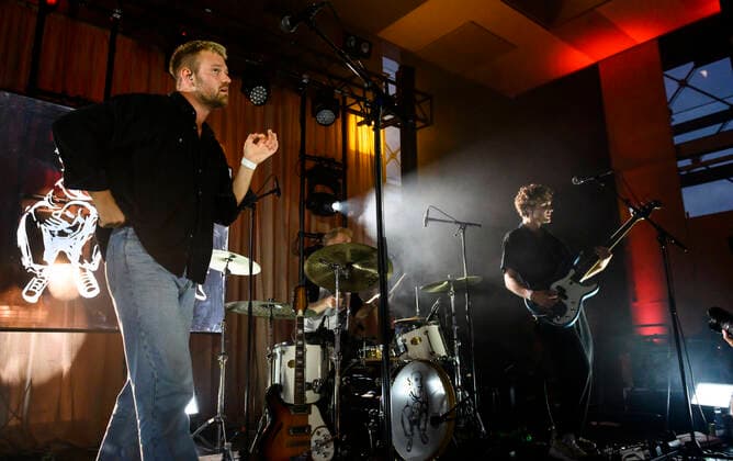 Joyce paa scenen under P6 BEAT Rocker Koncerthuset loerdag den 11. september 2021. For ottende gang afholder P6 radiokanalen P6 BEAT Rocker Koncerthuset, hvor det ypperligste den danske musikscene kan praestere spiller live i DR Koncerthuset. Showet er ogsaa en markering af P6 BEATs 10 aars foedselsdag.. , Copenhagen