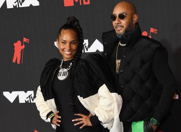 June 8, 2017, New York, NY, USA: Swizz Beatz, Alicia Keys attend the 2021 MTV Video Music Awards at Barclays Center on September 12, 2021 in the Brooklyn borough of New York City. New York USA - ZUMAs181 20170608_zea_s181_362 Copyright: xImagespacex