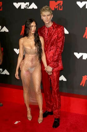 Megan Fox und Machine Gun Kelly bei der Verleihung der MTV Video Music Awards 2021 im Barclays Center. New York, 12.09.2021