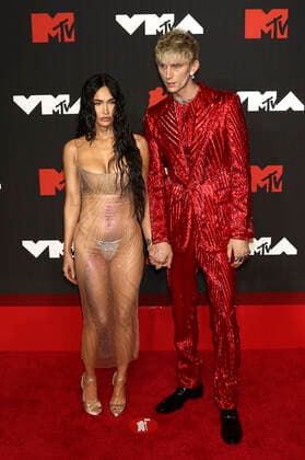 Megan Fox und Machine Gun Kelly bei der Verleihung der MTV Video Music Awards 2021 im Barclays Center. New York, 12.09.2021