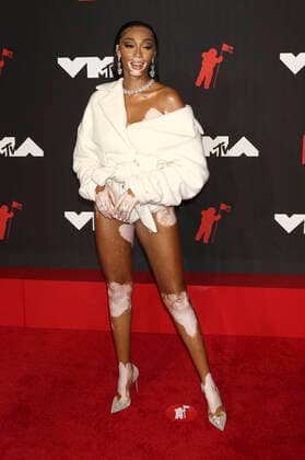 Winnie Harlow bei der Verleihung der MTV Video Music Awards 2021 im Barclays Center. New York, 12.09.2021