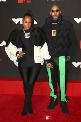 Alicia Keys und Swizz Beatz bei der Verleihung der MTV Video Music Awards 2021 im Barclays Center. New York, 12.09.2021