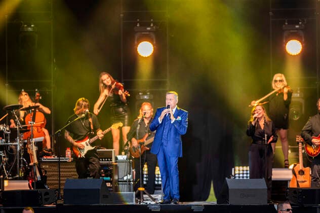 Roland Kaiser live beim Apoldaer Musiksommer auf der Festwiese. Apolda, 12.09.2021