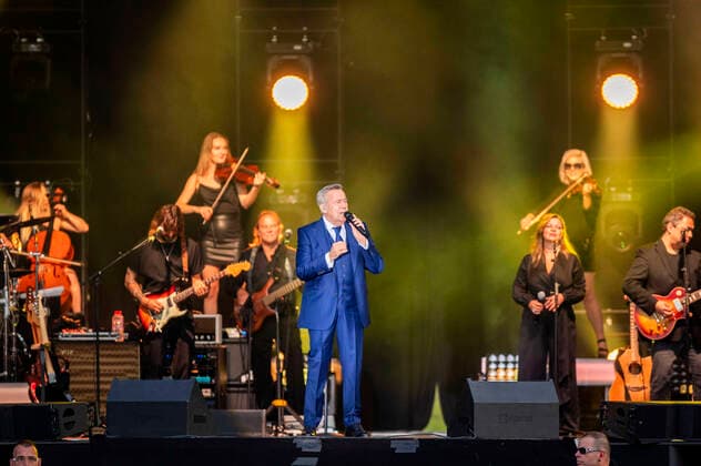 Roland Kaiser live beim Apoldaer Musiksommer auf der Festwiese. Apolda, 12.09.2021