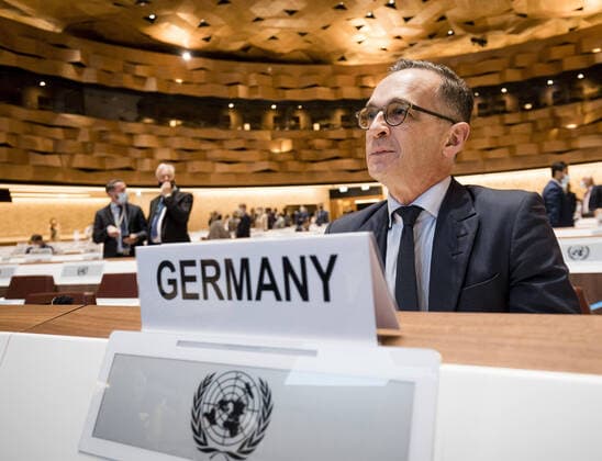 Bilder des Jahres 2021, News 09 September News Themen der Woche KW37 News Bilder des Tages Bundesaussenminister Heiko Maas, SPD, aufgenommem im Rahmen der Teilnahme an der AFG-Geberkonferenz in Genf. 13.09.2021. Genf Schweiz *** Federal Minister of Foreign Affairs Heiko Maas, SPD, recorded during participation in the AFG Donor Conference in Geneva 13 09 2021 Geneva Switzerland Copyright: xFelixxZahn photothek.netx