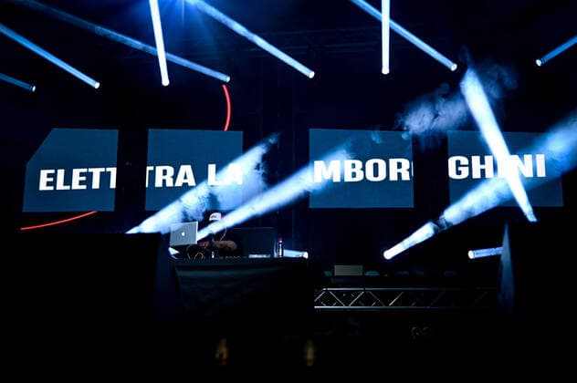 The DJ before the concert of Elettra Lamborghini during Elettra Lamborghini on Tour 2021, Italian singer Music Concert in Codigoro (FE), Italy, September 12 2021 Codigoro (FE) Italy Copyright: xEttorexGriffonix xIPAx