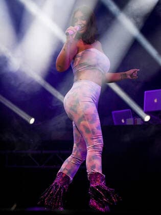 September 12, 2021, Codigoro (FE, Italy: Codigoro (FE), Italy, Codishow, September 12, 2021, Elettra Lamborghini during Elettra Lamborghini on Tour 2021 - Italian singer Music Concert Codigoro (FE) Italy Copyright: xEttorexGriffonix