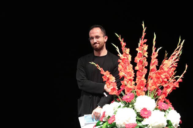 Hannover, Niedersächsischer Staatspreis 2020 Verleihung in der Staatsoper, der Preis geht an die Unternehmerin Edith Bischof und den Pianisten Igor Levit, Der Niedersächsische Staatspreis für das Jahr 2020 (SIC!) geht je zur Hälfte an die Unternehmerin Edith Bischof und den Pianisten Igor Levit. Die Laudatio auf Edith Bischof hält Elke Büdenbender ( Frau unseres Bundespräsidenten, die Laudatio auf Igor Levit der Journalist und Moderator Jo Schück, Ministerpräsident Stephan Weil überreicht den Preis an Igor Levit,