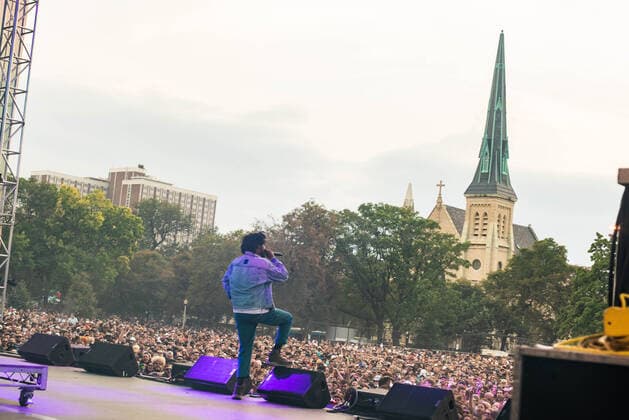 September 12, 2021, Chicago, Illinois, USA: CHICAGO, IL - SEPTEMBER 12h: Danny Brown performs at Pitchfork 2021 Day 3 in Chicago Illinois. ( imageSPACE) Chicago USA - ZUMAs181 20210912_zea_s181_177 Copyright: xAnniexLesserx
