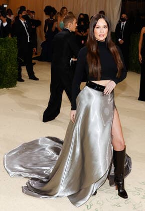 Kacey Musgraves arrives for The Met Gala at The Metropolitan Museum of Art celebrating the opening of In America: A Lexicon of Fashion in New York City on Monday, September 13, 2021.  NYP20210913601 JOHNxANGELILLO