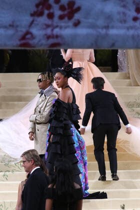 September 13, 2021, New York City, New York, USA: NAOMI OSAKA attends the Met Gala 2021 celebrating Ã¢â‚¬oeIn America:A Lexicon of FashionÃ¢â‚¬Â.The Metropolitan Museum of Art, NYC.September 13, 2021. New York City USA - ZUMAms4_ 20210913_zaf_ms4_005 Copyright: xSoniaxMoskowitzxGordonx