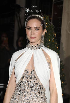 September 13, 2021, New York, New York, USA: Actress EMILY BLUNT attends the 2021 VIP Met Gala departures held at The Mark Hotel. New York USA - ZUMAk03_ 20210913_zaf_k03_083 Copyright: xNancyxKaszermanx