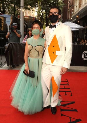 September 13, 2021, New York, New York, USA: Instagram Head ADAM MOSSERI and his wife MONICA MOSSERI attend the 2021 VIP Met Gala departures held at The Mark Hotel. New York USA - ZUMAk03_ 20210913_zaf_k03_195 Copyright: xNancyxKaszermanx