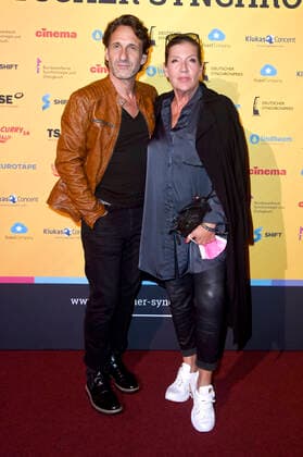 Falk-Willy Wild und Katy Karrenbauer bei der Verleihung des Deutschen Synchronpreises 2021 im Tipi am Kanzleramt. Berlin, 15.09.2021