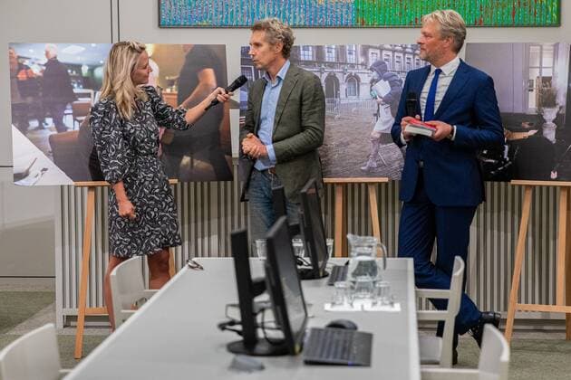 THE HAGUE - The presentation of the Prinsjesboek prize, the Prinsjesfotoprijs and the princes podcast by Democracy in Word and Image. ANP WESLEY DE WIT Copyright: xHollandsexHoogtex xxANPx x437633822x