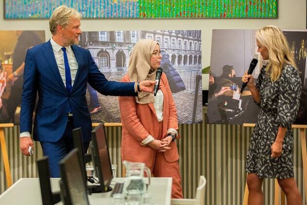 THE HAGUE - The prize for the best political podcast of the year is organized every year by Democracy in Word and Image. ANP WESLEY DE WIT Copyright: xHollandsexHoogtex xxANPx x437634418x