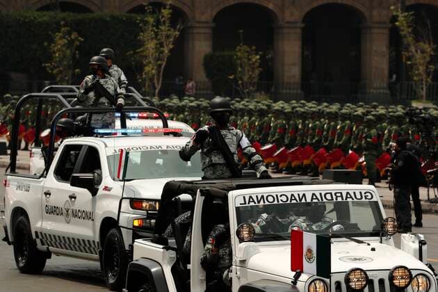 Picture of the military parade for the 211th Anniversary of Mexico s Independence, in the Zocalo of Mexico City, Mexico, 16 September 2021. 211 anniversary of the independence of Mexico !ACHTUNG: NUR REDAKTIONELLE NUTZUNG!  Copyright: xJosexMendezx MEX1666 20210916-742d95be123f5bc795e81e45a651861658863822