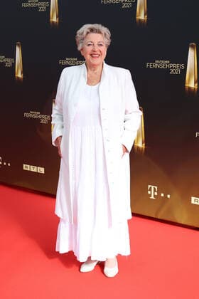 Marie Luise Marjan bei der Ankunft zur Deutscher Fernsehpreis Verleihung am 16.09.2021 in Köln Deutscher Fernsehpreis Verleihung 2021 in Koeln