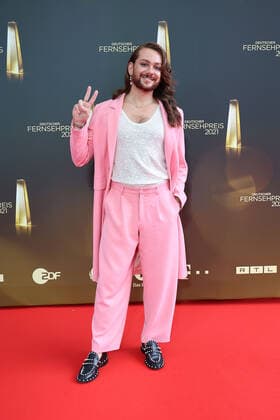 Riccardo Simonetti bei der Ankunft zur Deutscher Fernsehpreis Verleihung am 16.09.2021 in Köln Deutscher Fernsehpreis Verleihung 2021 in Koeln