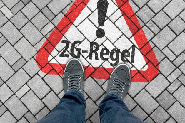 2G-Regel Symbolbild zum Thema 2G Regel.