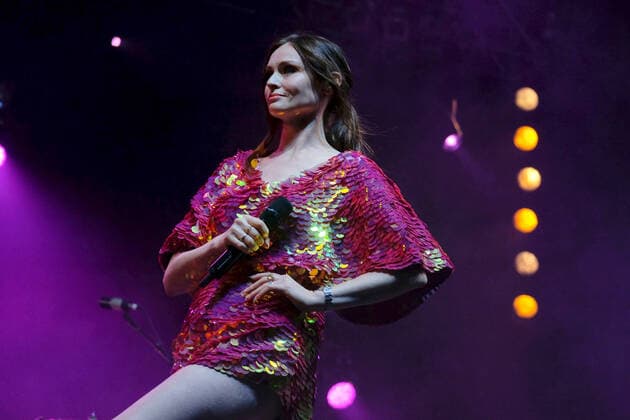 September 16, 2021, Newport, United Kingdom: English singer, songwriter and model Sophie Michelle Ellis-Bextor performs live on stage at the Isle of Wight Festival in Newport. Newport United Kingdom - ZUMAs197 20210916_zaa_s197_288 Copyright: xDawnxFletcher-Parkx
