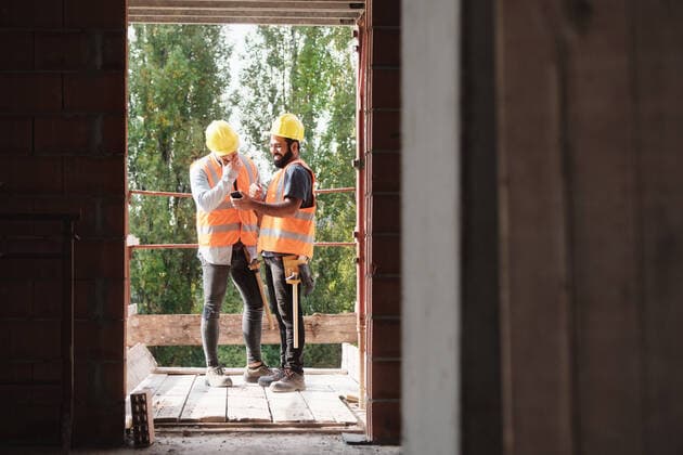 bauarbeiter,arbeitsklima,arbeiter *** construction worker,blue collar,builder,builders,construction workers,worker jza-hb7 ,model released, Symbolfoto
